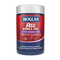 Bioglan Red Krill Oil Active Brain & Eyes 60 Capsules