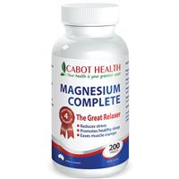 Cabot Health HD Magnesium Complete 200 Tablets