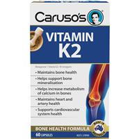 Carusos Vitamin K2 60 Capsules