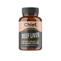 Chief Organic Beef Liver (Energy - Iron, B12) 120 Capsules