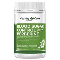 Healthy Care Blood Sugar Control with Berberine 100 Capsules