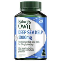 Nature's Own Kelp 1000mg 200 Tablets