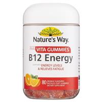 Nature's Way Adult Vita Gummies B12 Energy 80 Gummies
