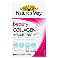 Nature's Way Beauty Collagen + Hyaluronic Acid 60 Capsules